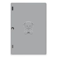 Lenovo Tab 10 | Tab 2 A10-30 Tablet Back Cover Grijs Baby Olifant - thumbnail