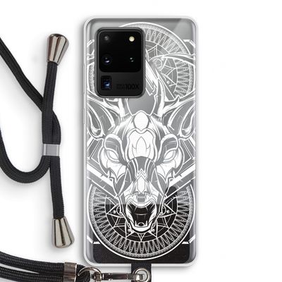 Oh Deer: Samsung Galaxy S20 Ultra Transparant Hoesje met koord