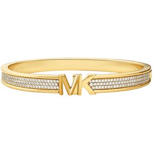 Michael Kors MKJ7963710 Armband Bangle Premium staal goudkleurig-wit