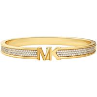 Michael Kors MKJ7963710 Armband Bangle Premium staal goudkleurig-wit - thumbnail