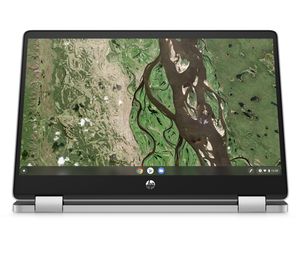 HP Chromebook x360 14b-cb0960nd N6000 35,6 cm (14") Touchscreen Full HD Intel® Pentium® Silver 4 GB LPDDR4x-SDRAM 64 GB eMMC Wi-Fi 5 (802.11ac) Chrome OS Zilver