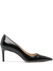 Stuart Weitzman escarpins en cuir à bout pointu 70 mm - Noir