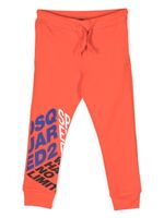 DSQUARED2 KIDS pantalon de jogging en coton à logo imprimé - Rouge - thumbnail