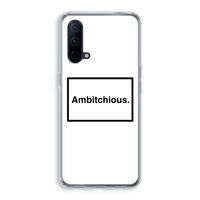 Ambitchious: OnePlus Nord CE 5G Transparant Hoesje Ambitchious: OnePlus Nord CE 5G Transparant Hoesje