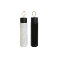 Thermosfles Home ESPRIT Wit Zwart 350 ml (2 Stuks)