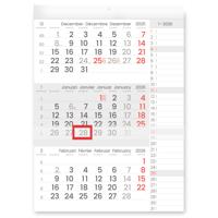 3-maandkalender 2026 manager compact-formaat notes