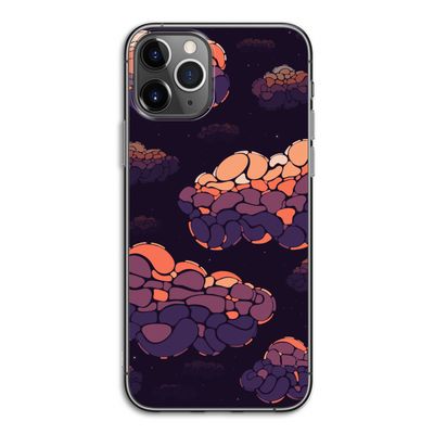Patroon Wolken: iPhone 11 Pro Transparant Hoesje