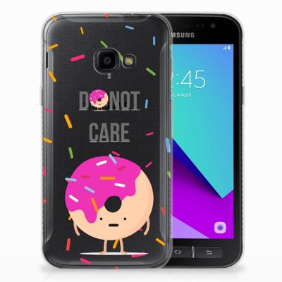 Samsung Galaxy Xcover 4 | Xcover 4s | Siliconen Case | Donut Roze
