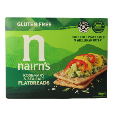 Flatbread rosemary & seasalt 150 Gram