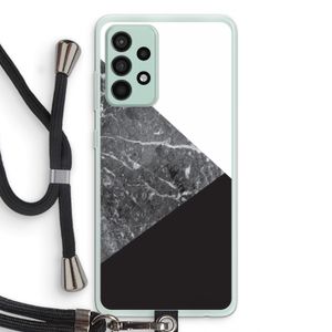 Combinatie marmer: Samsung Galaxy A52s 5G Transparant Hoesje met koord