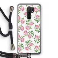 Kleine roosjes: Xiaomi Redmi 9 Transparant Hoesje met koord Kleine roosjes: Xiaomi Redmi 9 Transparant Hoesje met koord