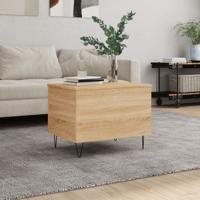 Salontafel 60x44,5x45 cm bewerkt hout sonoma eikenkleurig