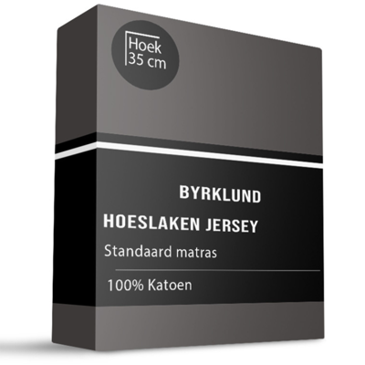 Hoeslaken - Jersey Katoen Stretch - 90x200 cm - Keuze Uit Meerdere Kleuren - Byrklund - Dekbed-Discounter.nl