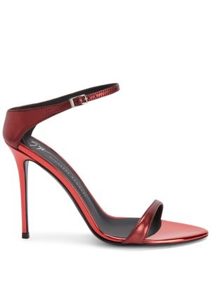 Giuseppe Zanotti sandales Beverlee 105 mm à talon aiguille - Rouge