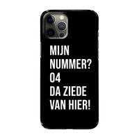 Da ziede van hier - Zwart: Volledig geprint iPhone 12 Pro Max Hoesje