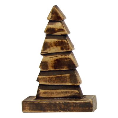 Kerstboom van Mangohout (23 x 15 cm)