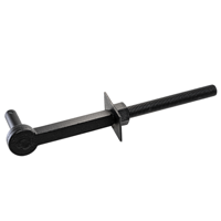 Waelbers Duim 19mm L=280mm m.Bout zwart - 10 Stuk(s) - 818337.05