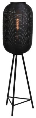 Light & Living Vloerlamp 'Tomek' 136cm, kleur Mat Zwart