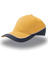 Atlantis AT615 Racing Cap - Yellow/Navy - One Size