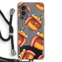 Hamburger: OnePlus Nord 2 5G Transparant Hoesje met koord