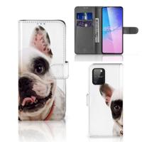 Samsung S10 Lite | Telefoonhoesje | Met pasjeshouder | Franse Bulldog