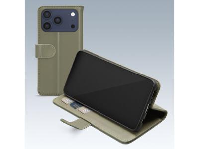 Mobilize Mobilize Premium Gelly Wallet Book Case Apple iPhone 17 Pro Max Green