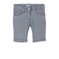 s.Oliver gestreepte slim fit short blauw/wit - thumbnail