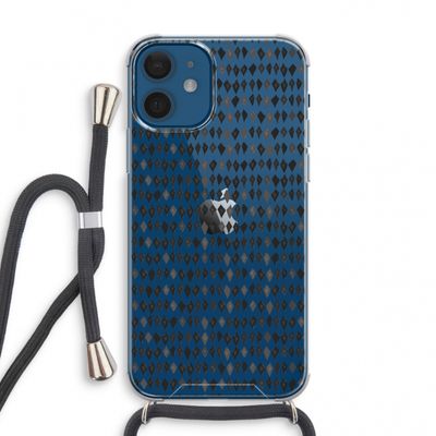 Crazy shapes: iPhone 12 mini Transparant Hoesje met koord