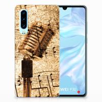 Huawei P30 | Siliconen hoesje | met foto Bladmuziek