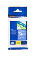 Labeltape brother ptouch tze535 12mm blauw | 25 stuks