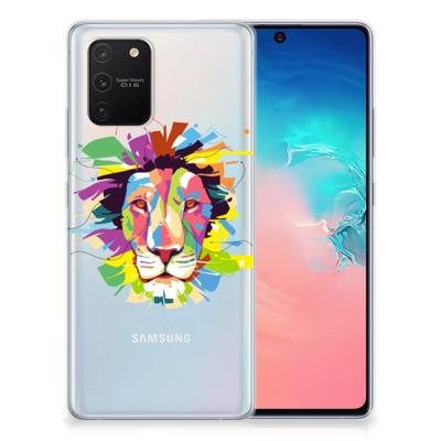 Samsung Galaxy S10 Lite Telefoonhoesje met Naam Lion Color Samsung Galaxy S10 Lite Telefoonhoesje met Naam Lion Color