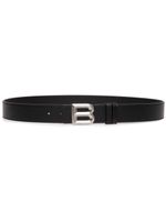 Bally ceinture B Bold en cuir - Noir