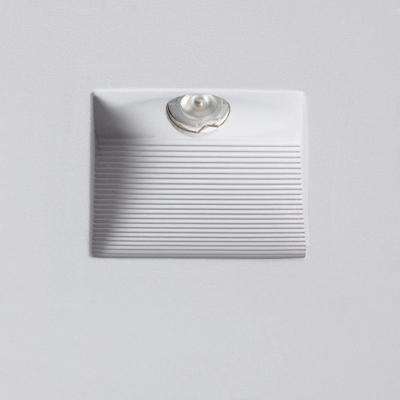 Gips inbouw wandlamp &apos;Nayla&apos; stuc lamp led 1W wit 170mm