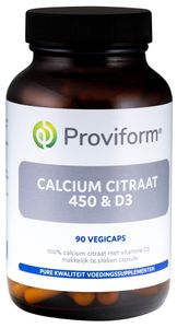 Proviform Calcium Citraat 450 & D3 Capsules