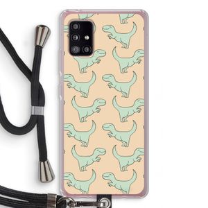 Dinos: Samsung Galaxy A51 5G Transparant Hoesje met koord