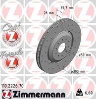 Remschijf FORMULA Z REMSCHIJF 110222670