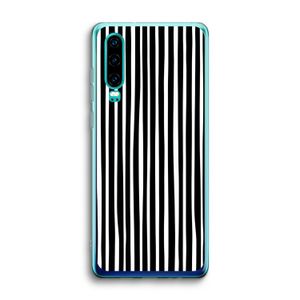 Stripes: Huawei P30 Transparant Hoesje