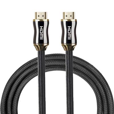 1m metalen Body HDMI 2.0 High Speed HDMI 19 Pin Male naar HDMI 19 Pin Male connectorkabel