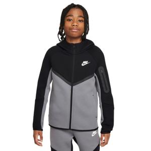 Nike Tech Fleece Sportswear Vest Kids Zwart Grijs Wit