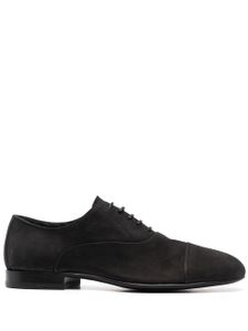 Officine Creative chaussures oxford en daim - Noir