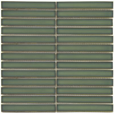Mozaiek Tegel Sevilla 29,6x29,9 cm Finger Glossy Forest Green The Mosaic Factory