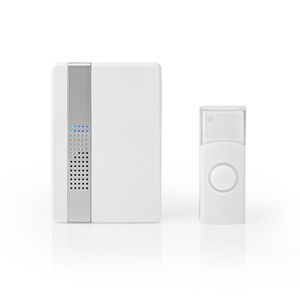 Nedis DOORB223CWT Draadloze Deurbelset Netvoeding 36 Melodieën