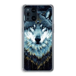 Darkness Wolf: Oppo Find X3 Pro Transparant Hoesje
