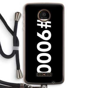 #9000: Motorola Moto Z Force Transparant Hoesje met koord