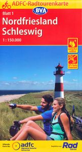 Fietskaart 01 ADFC Radtourenkarte Nordfriesland Schleswig | BVA BikeMedia