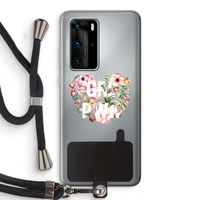 GRL PWR Flower: Huawei P40 Pro Transparant Hoesje met koord