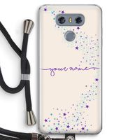Sterren: LG G6 Transparant Hoesje met koord