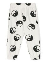 Molo pantalon fuselé à imprimé Adan Yin Yang - Blanc