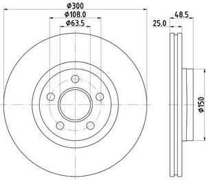 Remschijf 8DD355133531
