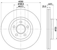 Remschijf 8DD355133531